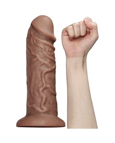 Gode Chubby Dildo 23 x 6.5 cm Marron disponible sur Pop and Fun