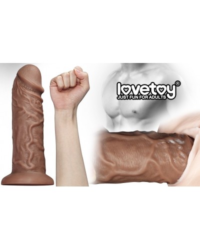 Gode Chubby Dildo 23 x 6.5 cm Marron disponible sur Pop and Fun