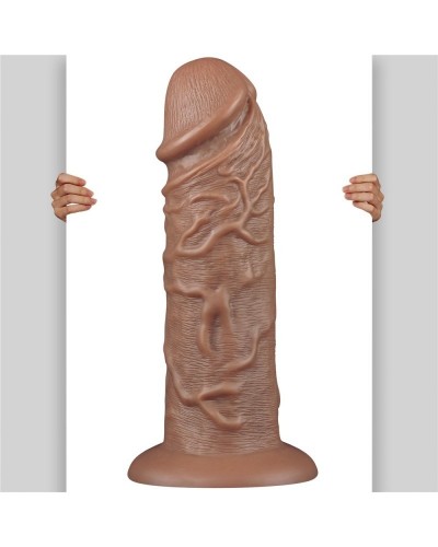 Gode Chubby Dildo 23 x 6.5 cm Marron disponible sur Pop and Fun