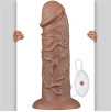 Gode vibrant Chubby Dildo 23 x 6.5 cm Marron