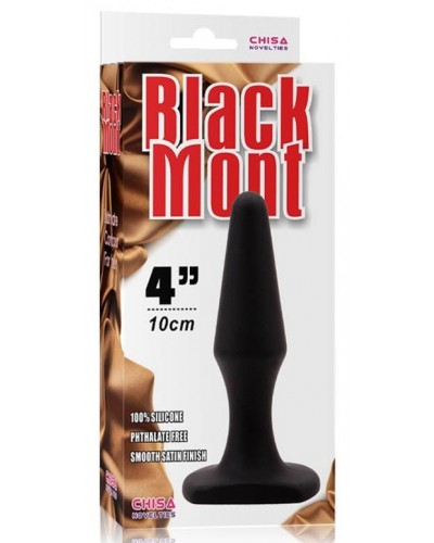 Plug Silicone Black Mont 9.5 x 2.8 cm disponible sur Pop and Fun