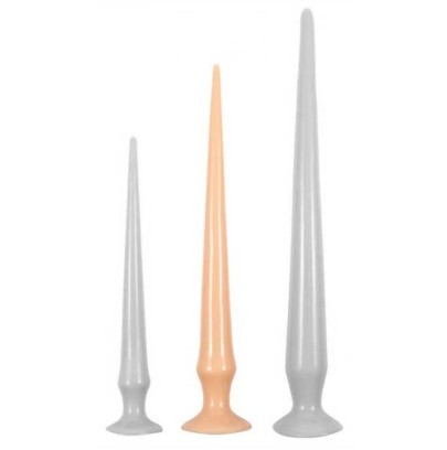Gode long Tail Flex M 40 x 4.5 cm Flesh disponible sur Pop and Fun