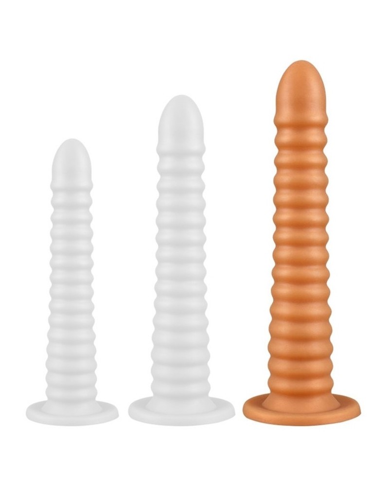 Gode silicone Bombyx L 33 x 6cm disponible sur Pop and Fun