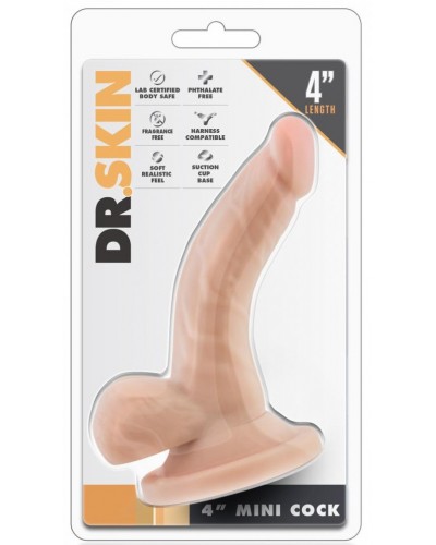 Gode réaliste Mini Cock Dr Skin 9 x 2.4cm disponible sur Pop and Fun