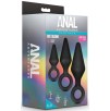 Lot de 3 Plugs Anal Adventures Loop plug