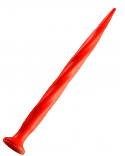 Gode long Stretch Worm N°1 - 39 x 3cm Rouge disponible sur Pop and Fun