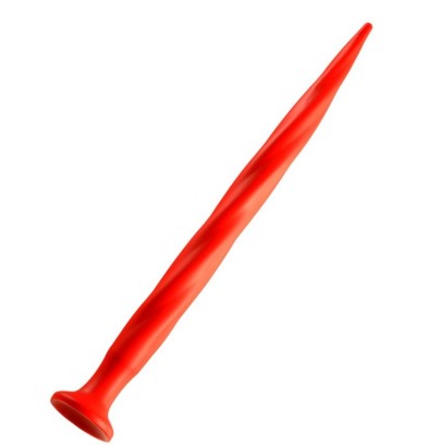 Gode long Stretch Worm N°1 - 39 x 3cm Rouge disponible sur Pop and Fun