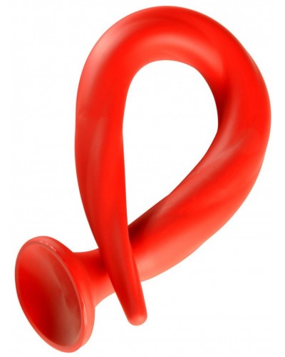 Gode long Stretch Worm N°1 - 39 x 3cm Rouge disponible sur Pop and Fun