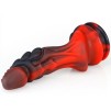Gode Dragon Zomay 18 x 6cm Noir-Rouge