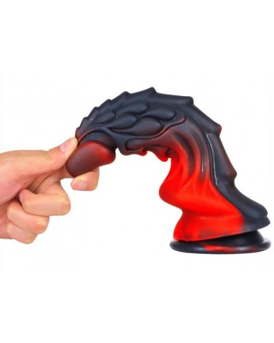 Gode Dragon Zomay 18 x 6cm Noir-Rouge disponible sur Pop and Fun