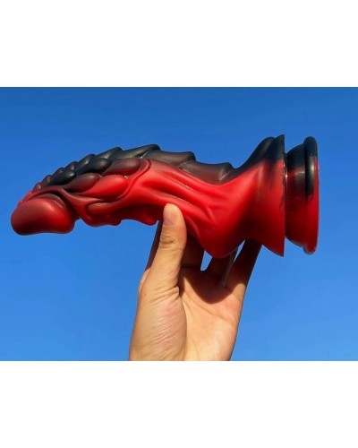 Gode Dragon Zomay 18 x 6cm Noir-Rouge disponible sur Pop and Fun