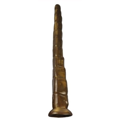 Gode long Monster RattleSnake 45 x 5.5cm Doré disponible sur Pop and Fun