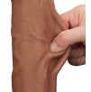 Gode Sliding Skin 20 x 5.5cm Marron
