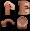 Gode Sliding Skin 20 x 5.5cm Marron