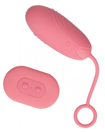 Oeuf vibrant sans fil Egg Soft Vibrator 8 x 3.3 cm Rose disponible sur Pop and Fun