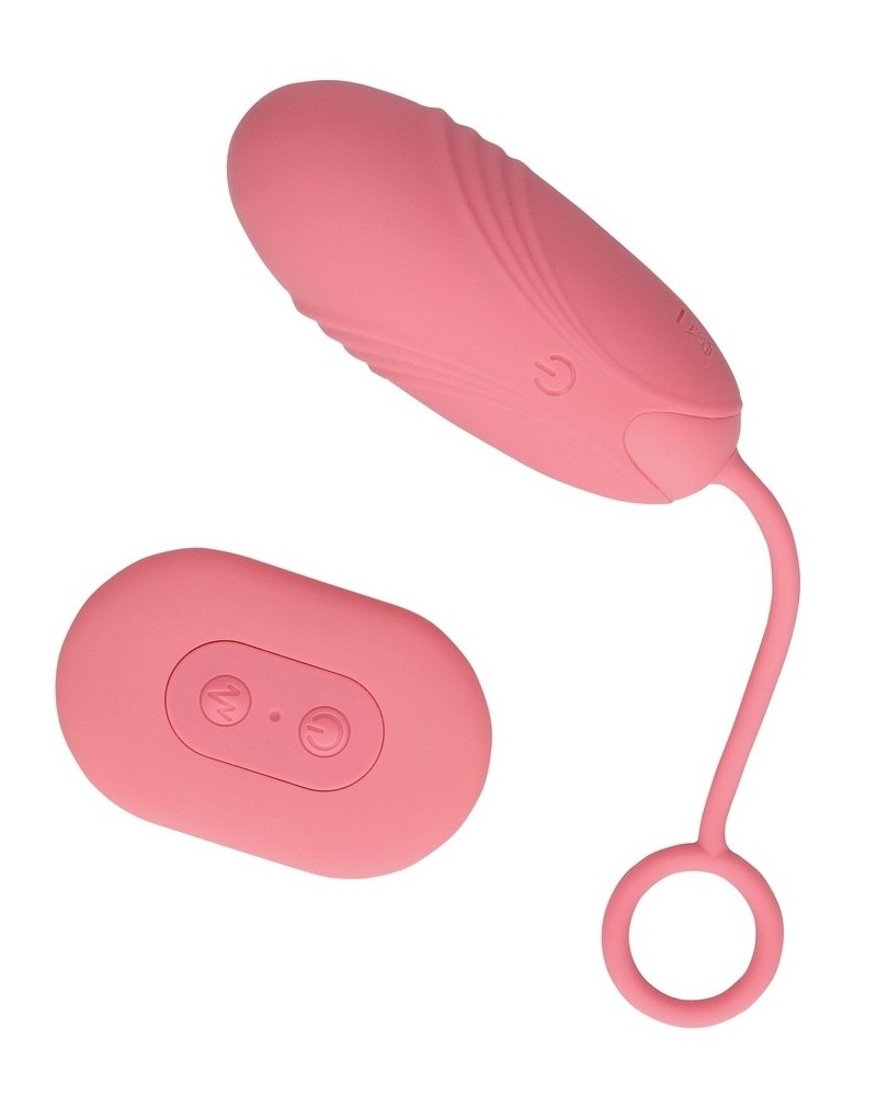 Oeuf vibrant sans fil Egg Soft Vibrator 8 x 3.3 cm Rose disponible sur Pop and Fun