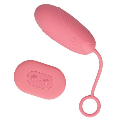 Oeuf vibrant sans fil Egg Soft Vibrator 8 x 3.3 cm Rose disponible sur Pop and Fun