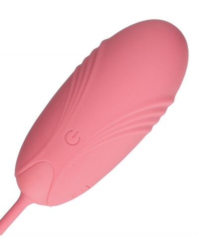 Oeuf vibrant sans fil Egg Soft Vibrator 8 x 3.3 cm Rose disponible sur Pop and Fun