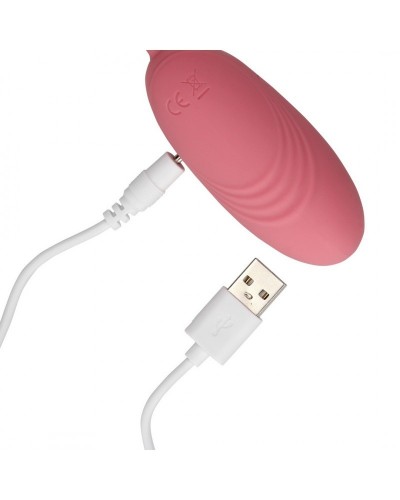 Oeuf vibrant sans fil Egg Soft Vibrator 8 x 3.3 cm Rose disponible sur Pop and Fun