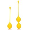 Boules de Kegel en silicone Balls Training Jaunes disponible sur Pop and Fun