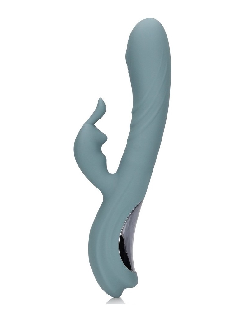 Vibro Rabbit Fingering Motion 23 cm Gris disponible sur Pop and Fun