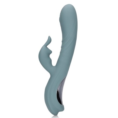 Vibro Rabbit Fingering Motion 23 cm Gris disponible sur Pop and Fun