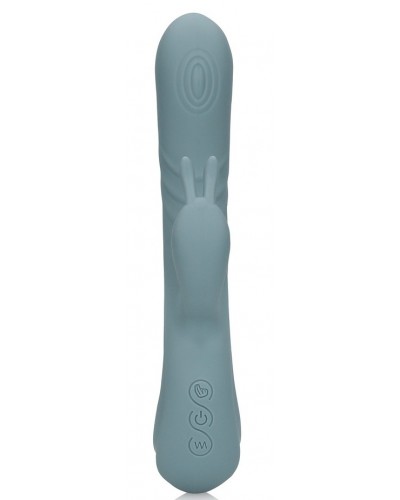 Vibro Rabbit Fingering Motion 23 cm Gris disponible sur Pop and Fun