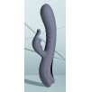 Vibro Rabbit Fingering Motion 23 cm Gris