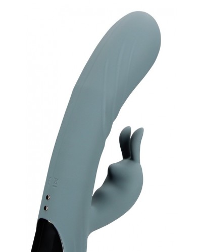 Vibro Rabbit Fingering Motion 23 cm Gris disponible sur Pop and Fun