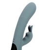 Vibro Rabbit Fingering Motion 23 cm Gris