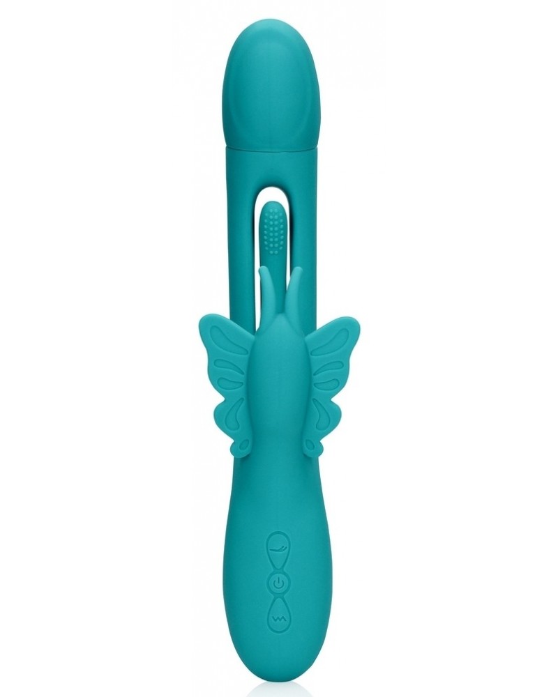 Vibro Rabbit Butterfly Flap 15 x 3.8cm disponible sur Pop and Fun