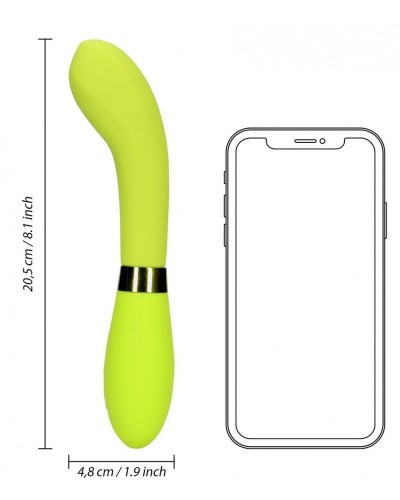 Vibro G-Spot Vibrator 20.5 cm Vert disponible sur Pop and Fun