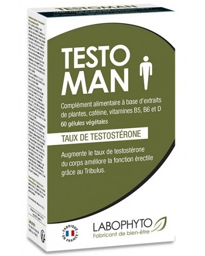 Stimulant TestoMan 60 gélules disponible sur Pop and Fun