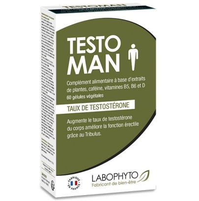 Stimulant TestoMan 60 gélules disponible sur Pop and Fun