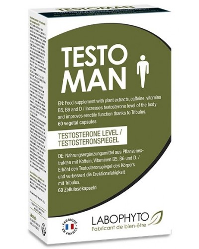 Stimulant TestoMan 60 gélules disponible sur Pop and Fun