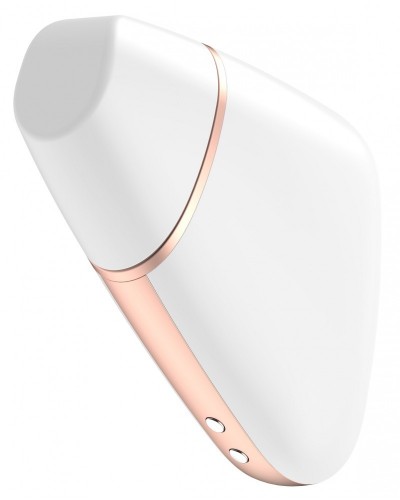 Stimulateur de clitoris connecté Love Triangle Satisfyer Blanc disponible sur Pop and Fun