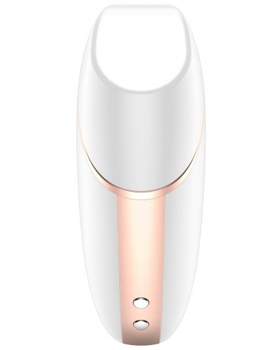 Stimulateur de clitoris connecté Love Triangle Satisfyer Blanc disponible sur Pop and Fun