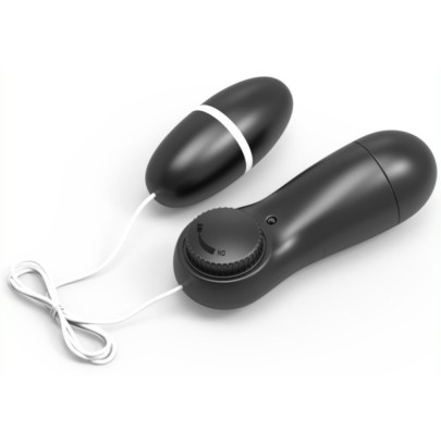 Oeuf vibrant Bullegg 6 x 2.5cm Noir