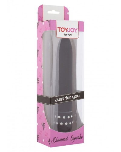 Vibro Diamond Superbe 15cm Noir disponible sur Pop and Fun