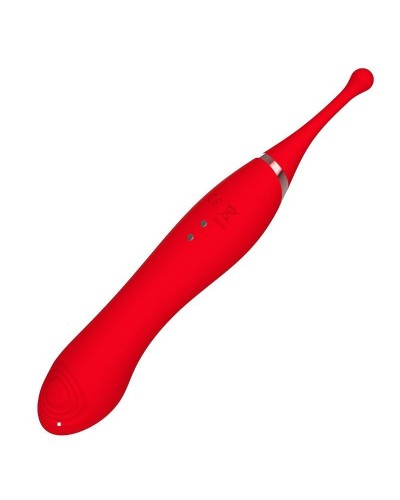 Stimulateur de clitoris Onax Double Pulse Rouge disponible sur Pop and Fun