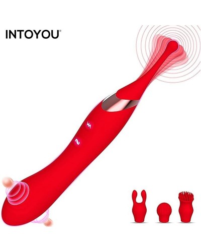 Stimulateur de clitoris Onax Double Pulse Rouge disponible sur Pop and Fun