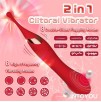 Stimulateur de clitoris Onax Double Pulse Rouge