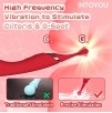 Stimulateur de clitoris Onax Double Pulse Rouge
