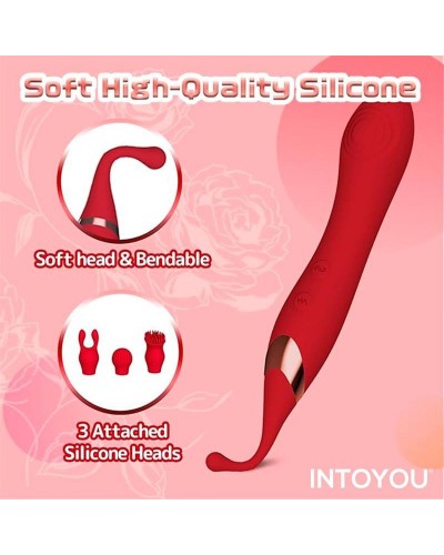 Stimulateur de clitoris Onax Double Pulse Rouge disponible sur Pop and Fun