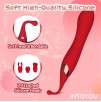 Stimulateur de clitoris Onax Double Pulse Rouge