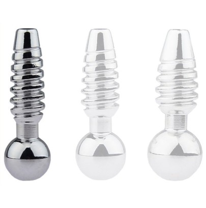 Plug pénis percé Screw 2.5cm - Diamètre 8mm disponible sur Pop and Fun