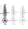 Plug pénis percé Screw 2.5cm - Diamètre 8mm