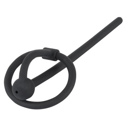 Plug d'urètre percé Ring Play 10.5cm - Diamètre 6mm disponible sur Pop and Fun