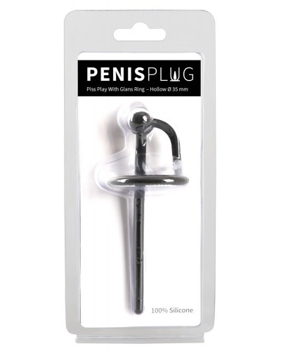 Plug d'urètre percé Ring Play 10.5cm - Diamètre 6mm disponible sur Pop and Fun