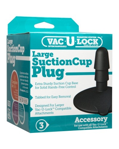 Embout Vac-U-Lock Suction 7cm disponible sur Pop and Fun